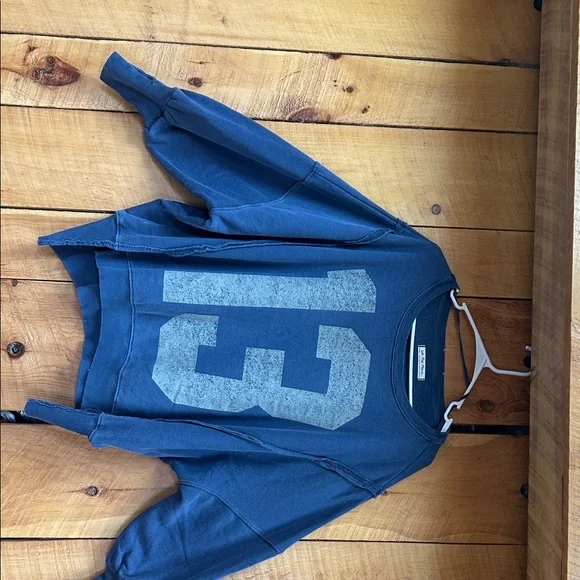 We The Free Blue Crewneck Sweatshirt - Picture 1 of 3